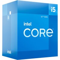 Intel Core i5-12400, 6 Cores/12T, 2.50GHz max. Turbo 4.40GHz