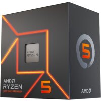 AMD Ryzen 5 7600, 6 Cores /12T, 3.80GHz max. Turbo 5.10GHz