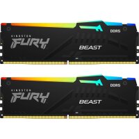 32GB (2x16GB) DDR5-6000 Kingston FURY Beast RGB EX Dual-Kit