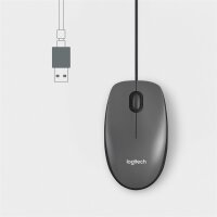 Logitech Maus M100 - Schwarz