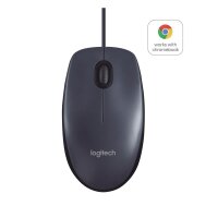 Logitech Maus B100 - Schwarz