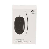 Logitech Maus B100 - Schwarz