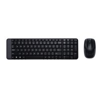 Logitech Tastatur- und Maus-Set MK220 - US Layout - Schwarz