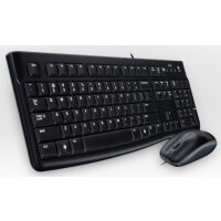 Logitech Tastatur- und Maus- Set MK120 - Schwarz