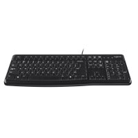 Logitech Tastatur K120 for Business - US Layout - Schwarz