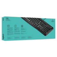 Logitech Tastatur K120 for Business - US Layout - Schwarz