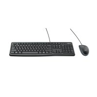 Logitech Tastatur und Maus Desktop MK120 - US Layout - Schwarz