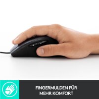 Logitech Maus M500s - Schwarz