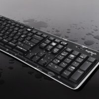 Logitech Maus und Tastatur Set MK270 - US Layout - Schwarz