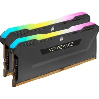 32GB (2x16GB) DDR4-3600 Corsair Vengeance RGB PRO SL Black Dual-Kit