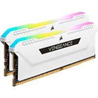 32GB (2x16GB) DDR4-3600 Corsair Vengeance RGB PRO SL White Dual-Kit